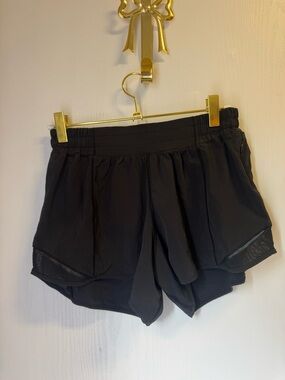 lululemon athletica Black Layered Running Shorts